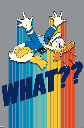 Disney Donald Duck - What Wall Poster