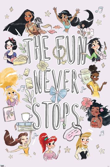 Disney Princess - Best Friends Wall Poster