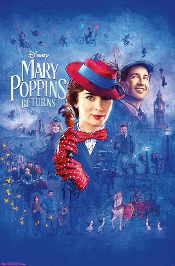 Disney Mary Poppins Returns - Sketch Wall Poster