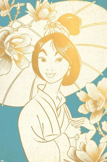 Disney Mulan-Umbrella Wall Poster