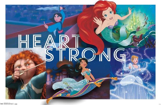 Disney Princess - Heart Wall Poster