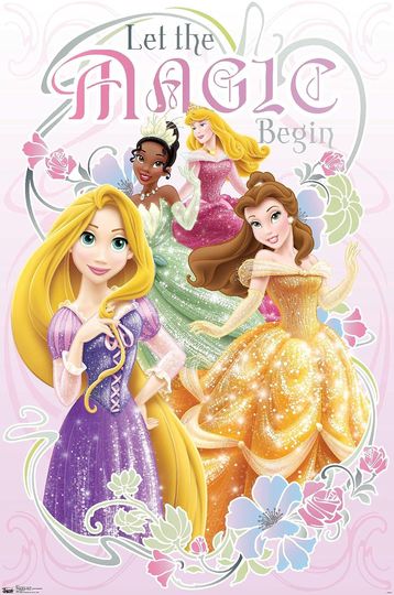 Disney Princess - Let the Magic Begin Wall Poster