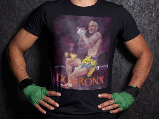 Do Bronx Shirt Charles Oliveira Tshirt Brazilian Fighter Jiu Jitsu 90s