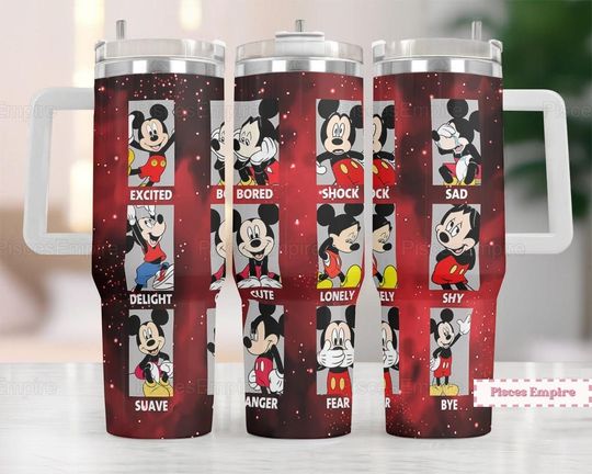 Mickey Mouse 40 oz Tumbler, Disney Mickey Stainless Tumbler 40oz
