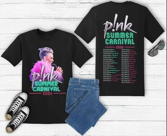 Pink Summer 2024 Tour Shirt Pink Fan Lovers Music