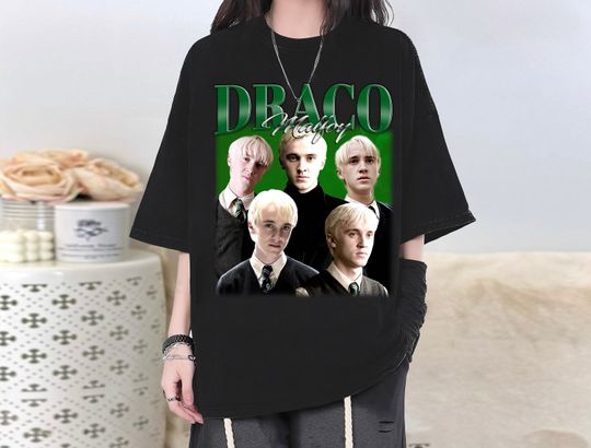 Vintage Draco Malfoy Character T-Shirt, Draco Malfoy Shirt