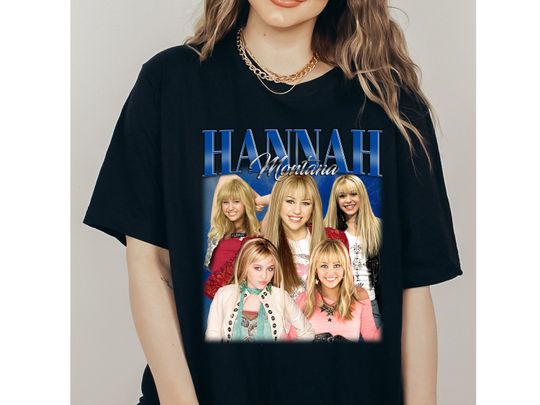 Hannah Montana Shirt, Hannah Montana T-Shirt, Vintage Tshirt