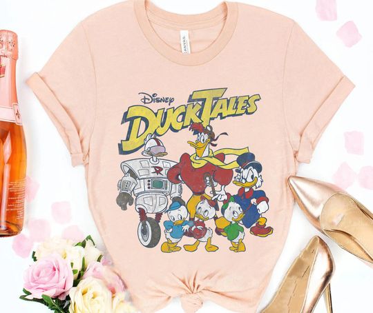 Disney DuckTales Group Poster Shirt, Scrooge McDuck
