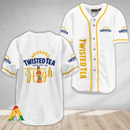 NewBasic Twisted Tea Make Me High Baseball Jersey