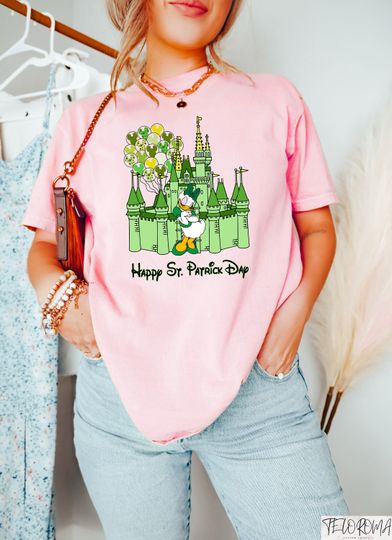 Disney Happy St Patricks Day Shirt, Lucky Magical Castle