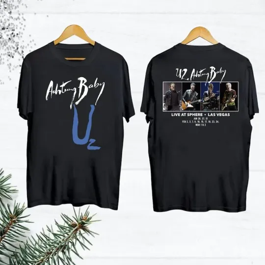 Achtung Baby Tour 2024 U2 Band TShirt, Joshua Tree U2, U2 Band Fan Gift