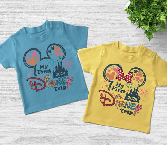 My First Disney Trip Shirt, 2024 Disney Family Shirt, Disney Shirt