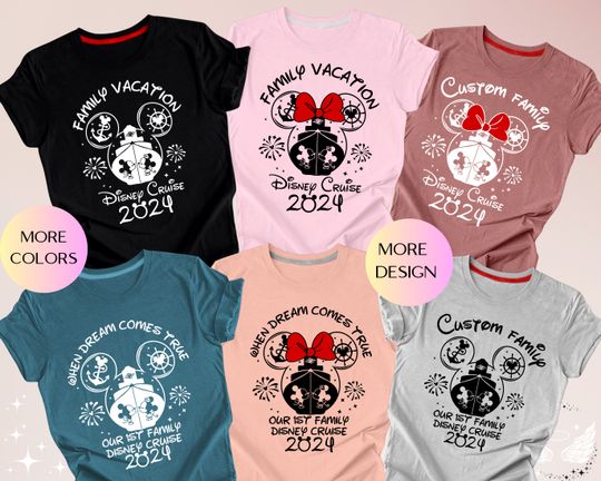 Disney Custom Family Cruise Vacation Shirt, Disney Cruise Family Shirt