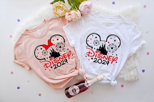 Disney 2024 Shirt, Mickey Ears Tee, Minnie Mouse 2024 Sweatshirt, Disney Family