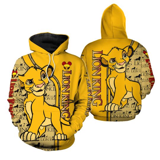 Simba Lion The Lion King Disney Hoodie