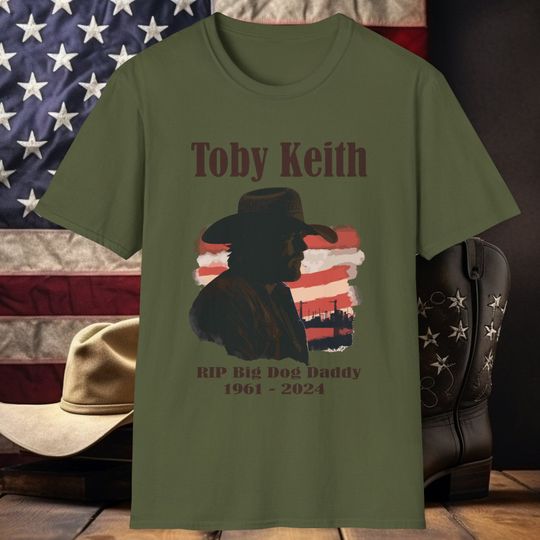 Toby Keith Tribute Memorial t-shirt, Big Dog Daddy Country Singer Legend tshirt