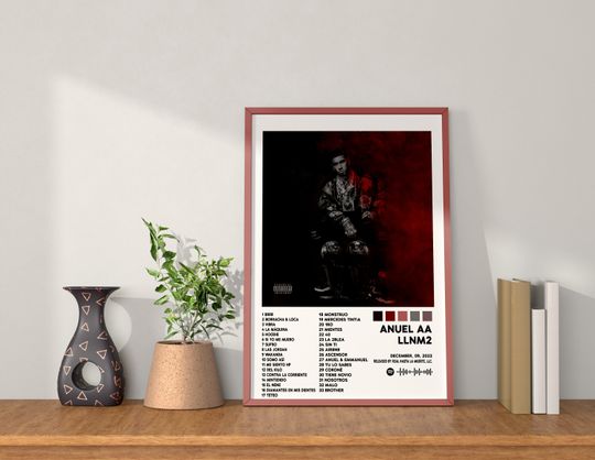 Anuel AA / LLNM2 / album cover poster