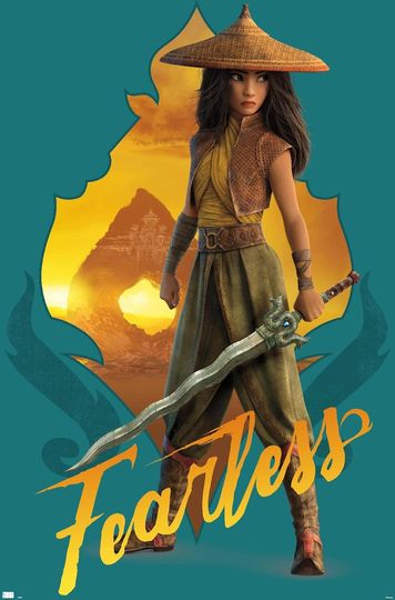 Disney Raya and the Last Dragon - Fearless Wall Poster