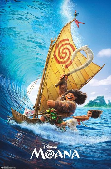 Disney Moana-Wave Wall Poster