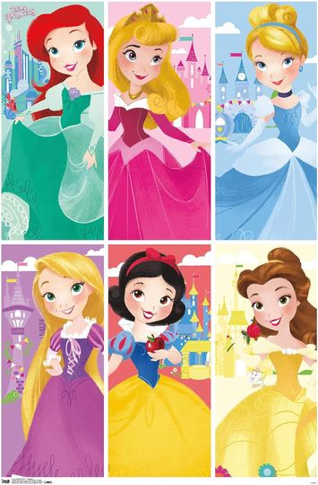 Disney Princess-Kingdom Premium Wall Poster