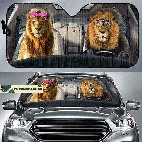 Discover Lion Auto Sun Shade, Lion Car Sun Protector, Lion Sunshade