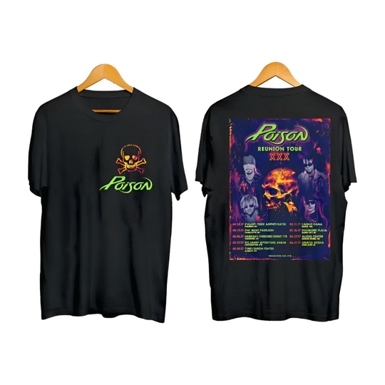 New Poison Tour 2024 Gift Family T-Shirt Gift Fans Music Shirt