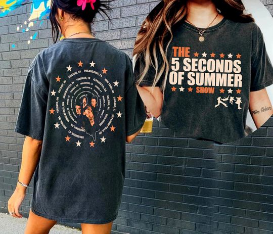 5 Seconds Summer Music Shirt , 5SOS music band Graphic Country muisc shirt