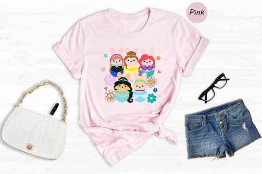 Easter Tsum Tsum Princess Shirt, Happy Easter Shirt, Disneyworld Shirt
