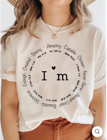 You are enough, You are, amazing, capable, strong T Shirt