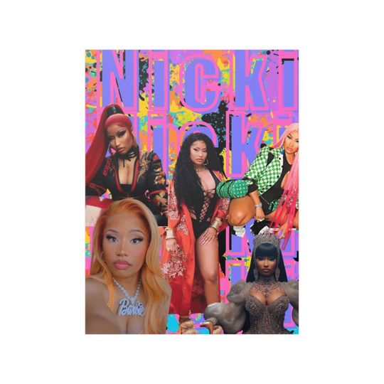 Nicki Minaj Poster, Queen Album Poster, Music Poster