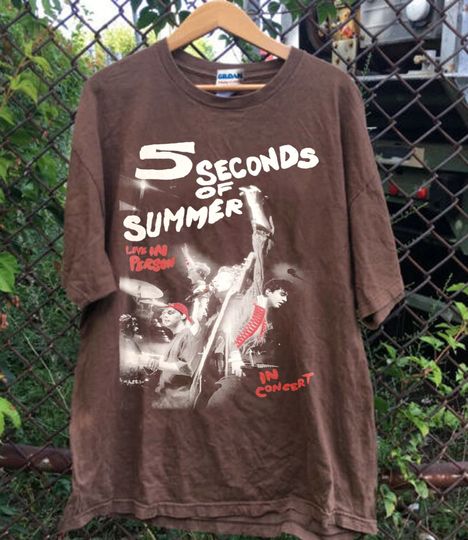 Discover Live in Person In concert 5SOS Of Summer shirt, 5 Seconds Country muisc Shirt