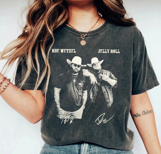 Koe vintage Jelly Roll  tshirt, Koe Country Music Fan Gift
