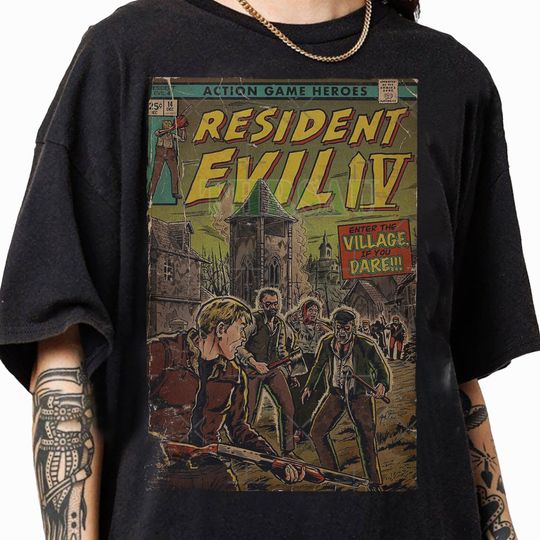 Vintage 90s Graphic Style Resident Evil T-Shirt