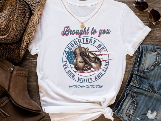 Discover Courtesy Red White Blue T-Shirt, Patriotic T-Shirt