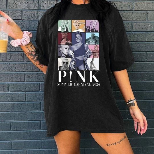 Discover P!nk Tour Shirt, Pink Singer Summer Carnival 2024 Tour Shirt, Music Tour