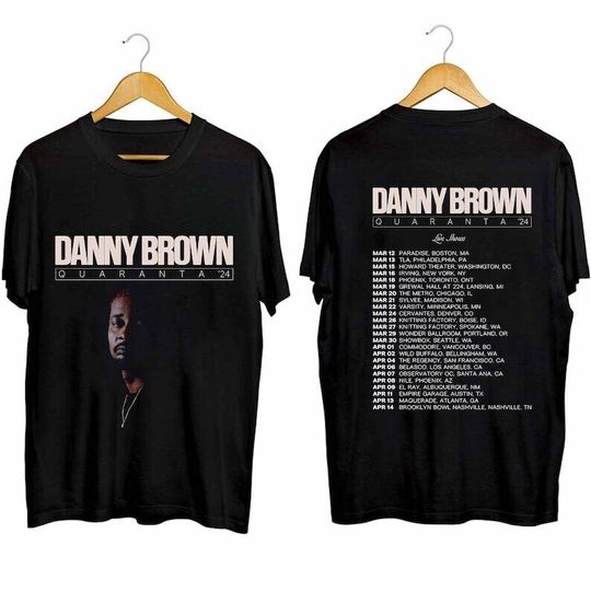 Discover Danny Brown 2024 Tour Shirt, Danny Brown 2024 Concert T Shirt