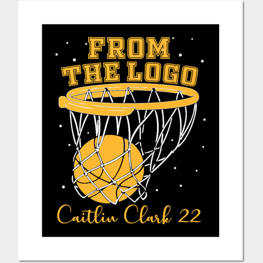 From The Logo 22 Caitlin Clark Poster, Caitlin Clark Poster