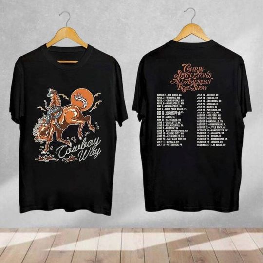 Chris Stapleton 2024 Tour Shirt, All American Road Show Shirt, Fan Gift