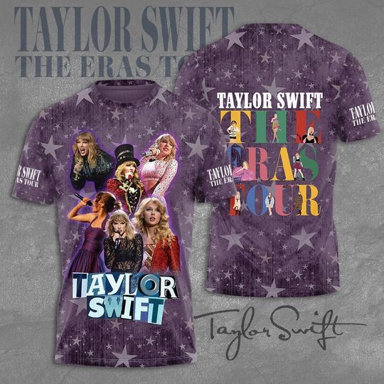 Discover Taylor 3D T-Shirt - taylor version Tour Womens 3D T-Shirt
