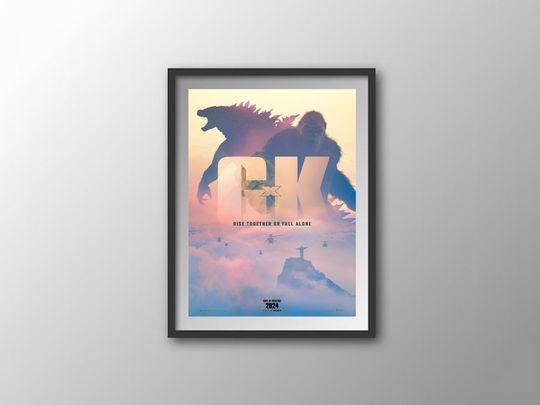 God zilla x Kong: The New Empire Movie Poster