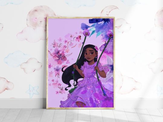 Isabela Madrigal Encanto Poster/ Encanto Poster