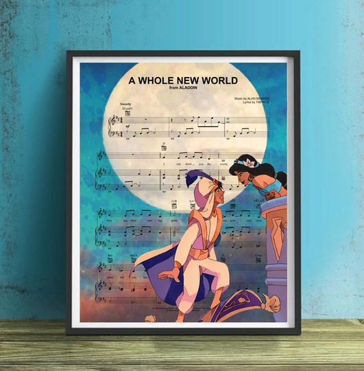Aladdin A Whole New World Poster