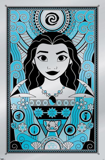 Disney 100th Anniversary - Moana Wall Poster