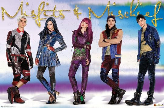 Disney Descendants 2 - Group Wall Poster