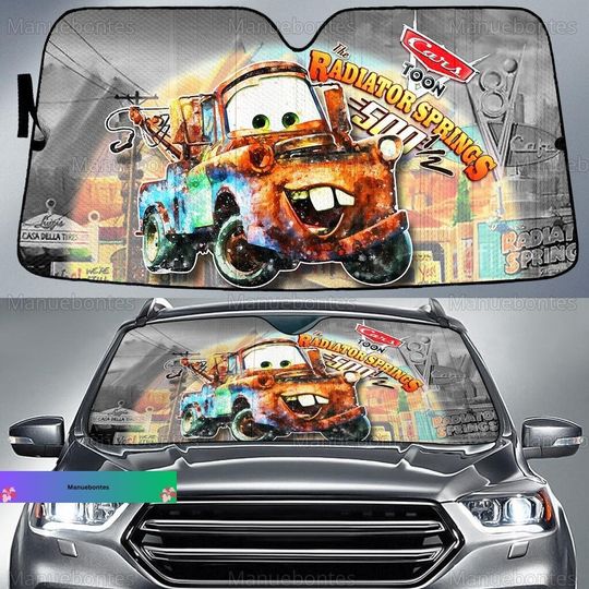 Discover Tow Mater Car Sun Shade, Disney Cars SunShade