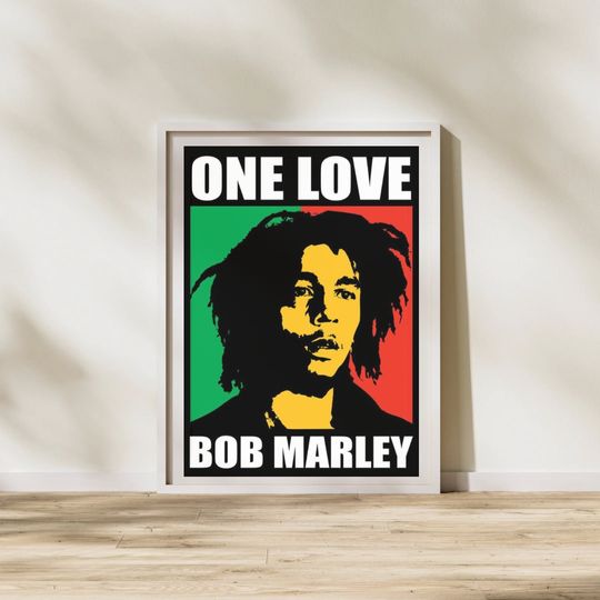 Bob Marley One Love 2024 Poster, Bob Marley Poster