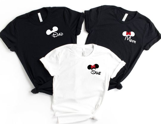 Disney Pocket  Mom Dad Kids Shirt, Disney Family Matching Shirt, Magical World, Gift For 2024 Family Disneyworld