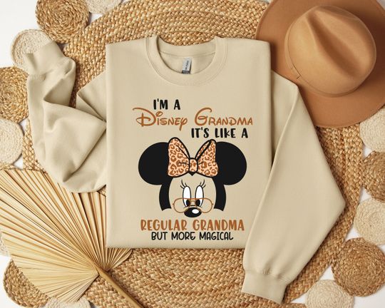 Discover I'm Disney Grandma It's Like a Regular Grandma But More Magical Sweatshirt