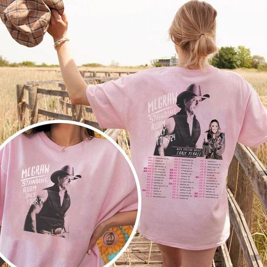 Tim McGraw 2024 Tour Standing Room Only Shirt, Standing Room Only Tour Shirt