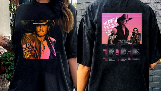 Tim McGraw 2024 Tour T-Shirt, Gift Fans, Gift T-Shirt
